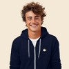Dalix Cappuccino Embroidered Zip Hoodie Fleece Long Sleeve Pocket Warm Soft Mens - 4 of 4