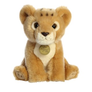 Aurora Small Lion Cub Miyoni Tots Adorable Stuffed Animal Brown 8.5" - 1 of 4