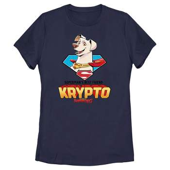 Women's DC League of Super-Pets Krypto Superman's Best Friend T-Shirt