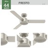 Hunter Fan 44" Presto Ceiling Fan and Wall Control Matte Nickel - 4 of 4
