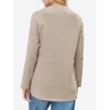 Imily Bela Women's Oversized Long Sleeve Crewneck Tunic Tops Soft Casual Loose Blouse - 4 of 4
