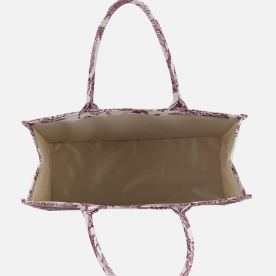 MKF Collection Canvas Beach Tote Shopper Bag, Adorabella | MKF Collection by Mia K - Black — фото 7