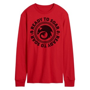 Men's - How to Train Your Dragon - Ready To Soar Long Sleeve Graphic T-Shirt - 1 of 3