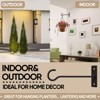 Plant Hooks 2Pack Hanging Plant Bracket 6inch Metal Plant Hanger Decorative Plant Hook for Bird Feeders, Planters, Lanterns, Wind Chimes, Outdoor - 2 of 4