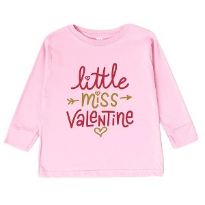 The Juniper Shop Little Miss Valentine Toddler Long Sleeve Tee - 1 of 3