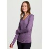 RBX Active Women's Athletic Fit Buttery Soft Quick Drying Long Sleeve Workout Top with Thumbholes - 3 of 4