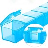 Sukuos XL Pill Box, Case w/Clear Lid, Arthritis-Friendly, BPA-Free, Easy-Clean - 3 of 4