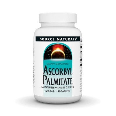 Ascorbyl Palmitate 500mg by Source Naturals, Inc.  -  90 Tablet