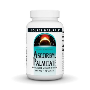Ascorbyl Palmitate 500mg by Source Naturals, Inc.  -  90 Tablet - 1 of 3