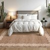 Washable Modern Scalloped Rug Non Slip Low Pile Rug Soft Contemporary Floor Cover Foldable Indoor Carpet for Living Room Bedroom Playroom Nursery - 4 of 4