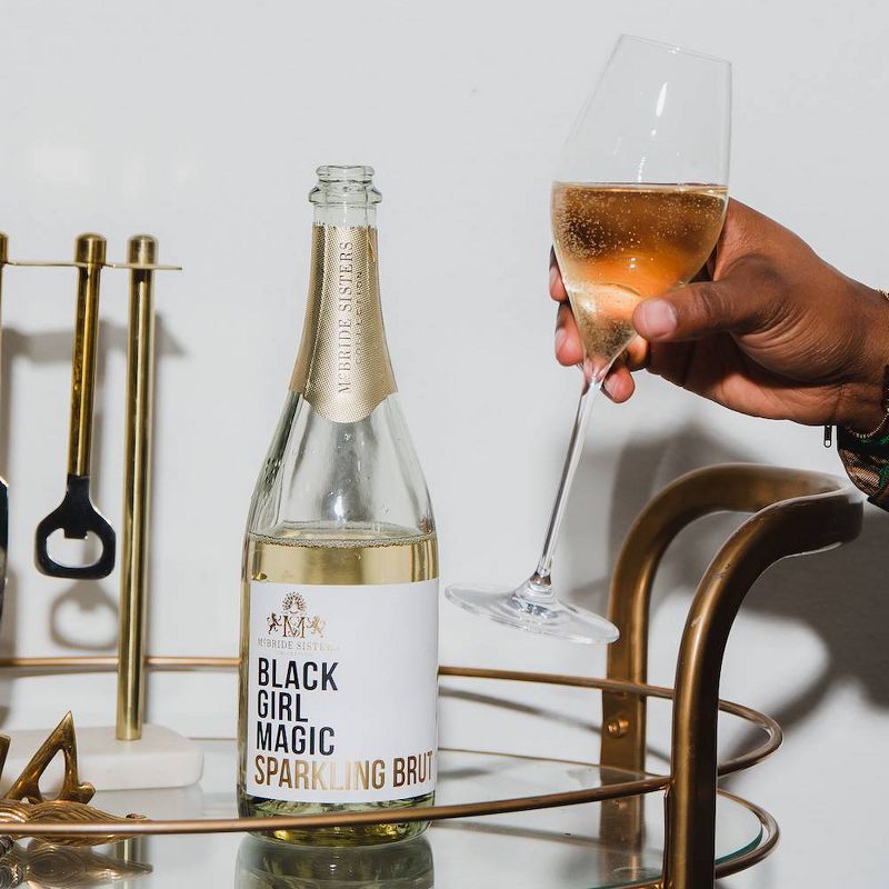 McBride Sisters Black Girl Magic Sparkling Brut White Wine - 750ml Bottle, 6 of 9