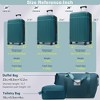 Lyngins Hardside 20/24/28 Inch 5PCs Carry on Luggage Sets with Travel Bags,Spinner Wheels,TSA Lock,Expandable Suitcases Sets for Family Trips - 3 of 4