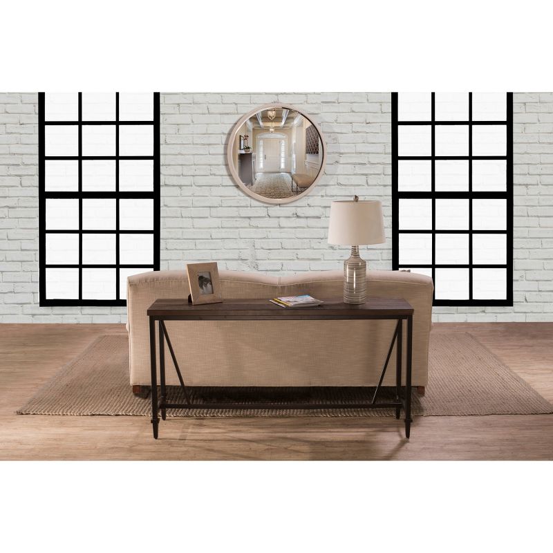 Trevino Sofa Table Walnut Brown/Copper - Hillsdale Furniture, 4 of 5