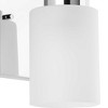 Progress Lighting Merry Collection 1-Light Polished Chrome Bath Vanity Light, Etched Glass, Damp Rated - 3 of 4