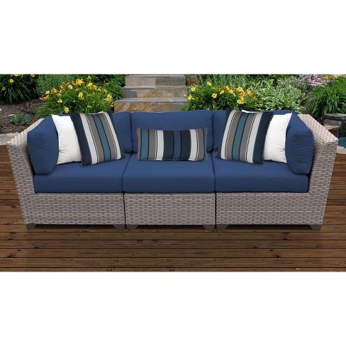 Florence 3pc Outdoor Sectional Sofa, Tk Classics Outdoor Furniture Reviews