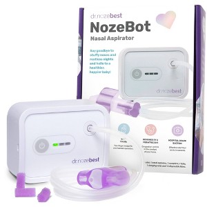 Dr. Noze Best NozeBot Baby Aspirator - Pediatric ENT-Designed Relief for Severe Congestion - Battery - 1 of 4