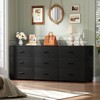 Aheaplus Closet Storage Cabinet 2 Set with 6 Drawers, Night Stand with Storage, 6-Drawers Dressers - 3 of 4