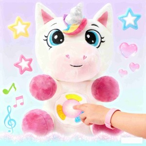 Musical Unicorn Plush Baby Toy Christmas Birthday Gifts 6+ Months Stuffed Animal with Music & Light, Baby Musical Soft Plush Toys for Infant Babies - 1 of 4