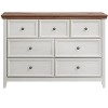 CAVINAS Modern 7 Drawers Dresser Closet Organizers and Storage Chest of Drawers with Metal Pulls for Living Room, Bedroom - 4 of 4