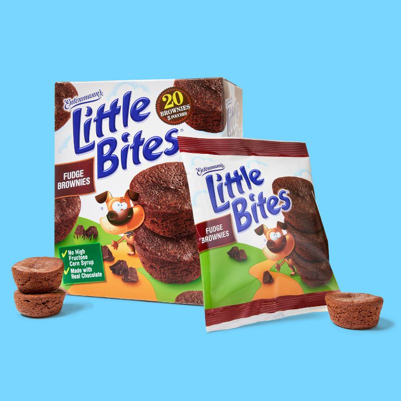 Entenmann&#39;s Little Bites Brownie Muffins - 8.25oz, 4 of 12