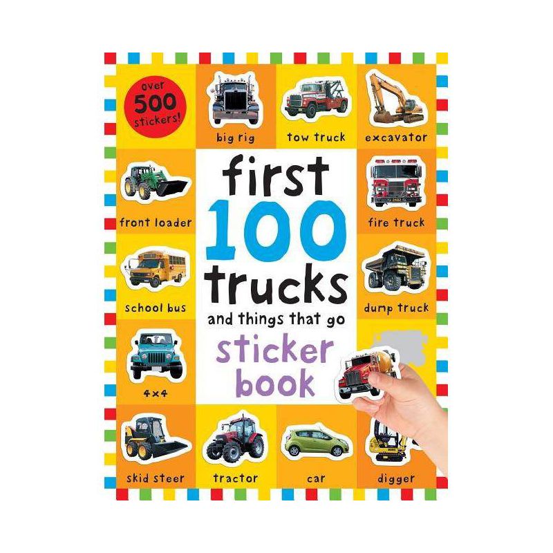 First 100 Stickers: Trucks and Things That Go - by  Roger Priddy (Mixed Media Product), 1 of 2
