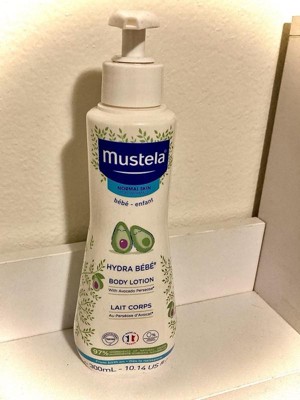 Mustela Hydra Bebe loción corporal hidratante diaria para la piel normal,  con perseosa natural aguacate, Nuevo empaque, 10.14 fl. oz. (2 Pack) :  : Belleza