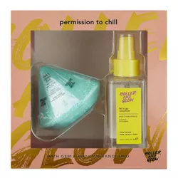 Holler and Glow Permission To Chill Bath Gem and Body Fragrance Duo - 2ct/8.59oz