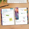 HARDCOVER 2026 Planner, 8.5"x11": 14 Months (Nov 2025-Dec 2026), Daily/Weekly/Monthly,  Bookmark, Pocket Folder w Sticky Notes (Pastel Peacock) - 3 of 4