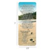 Dicksons Footprints Tan and Blue 2.5 x 7 Inch Cardstock Bookmark Cards Pack of 12 - 3 of 4