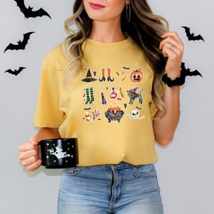 Simply Sage Market Witch Collage Garment Dyed Tee - 1 of 4