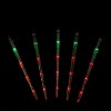 Northlight Set of 5 Color Changing Cascading Icicle Christmas Light Tubes - 13 ft Clear Wire - 2 of 3