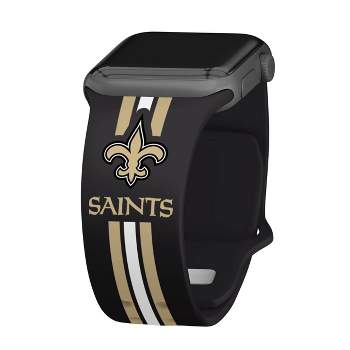 NFL New Orleans Saints Wordmark HD Apple Watch Band