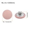 Unique Bargains Suit Dress Blouse Aluminum Fabric Cloth Covered Sewing Buttons 30 Pcs - 2 of 4