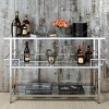 Portico Bar with Clear Glass Chrome - Studio Designs Home - 2 of 4