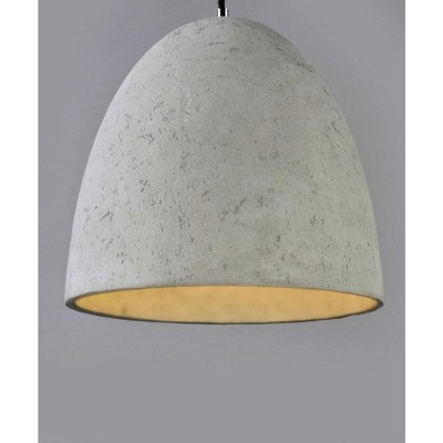 Polished Chrome LED Bowl Pendant Light with Glass Accents