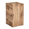 Square Wood Coffee Table Block Table Of Cube Square End Table MDF+Sticker Material Cube Side Coffee Table-Cuddlewood - 4 of 4