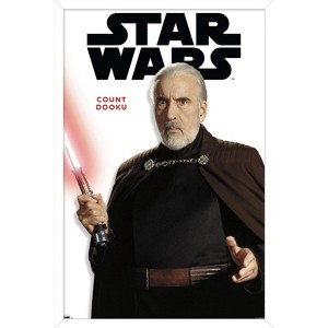 Trends International Star Wars: Saga - Count Dooku Feature Series Framed Wall Poster Prints - 1 of 4