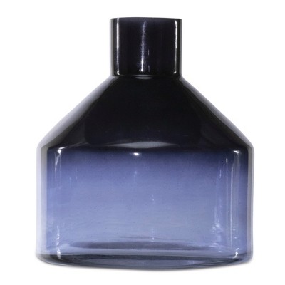 Melrose Soda Lime Glass Bottle Vase 6"H
