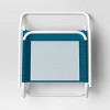 Recycled Fabric Outdoor Portable Beach Chair Turquoise - Sun Squad™: Weather-Resistant, Steel Frame, No Assembly Required - 3 of 4