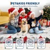 Christmas Area Rug, Christmas Tree Print Throw Carpet with Non Slip Backing, Non Shedding Low Pile Floor Carpet for Living Room, Bedroom - 3 of 4
