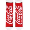 Coca-Cola Coke Crew Socks Bottles And Cans Soda Pop Drink Print 2 Pack Multicoloured - 4 of 4