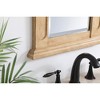 Elegant Lighting Wood frame mirror 18 inch x 28 inch in Antique Beige - 4 of 4