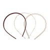 Unique Bargains Women's Solid Color Hairband 1 Set - 4 of 4