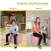 Majestic Home Goods,Cube Pouf Chevron - 3 of 4