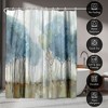 Americanflat 71" x 74" Shower Curtain, Misty Meadow II by PI Creative Art - 4 of 4