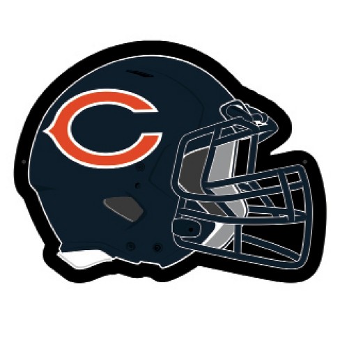 Trends International NFL Chicago Bears - Drip Helmet 20 Wall Poster, 22.375 x 34, Unframed Version
