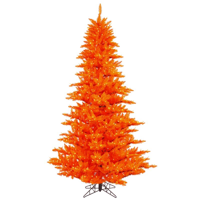 Vickerman Orange Fir Artificial Christmas Tree, 1 of 4