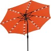 HYLEORY 120" Lighted Market Umbrella/ Size: 94.5" H x 120" W x 120" D - 4 of 4