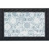 Briarwood Lane Everyday Doormat 30x18 Indoor Outdoor Ornamental Blue and White Doormat - 2 of 4