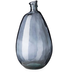 VivaTerra Recycled Tall Glass Balloon Vase, 19" - 1 of 2